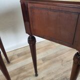 Pair of 1960s bedside tables with marble