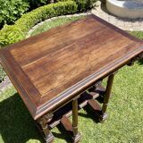 Walnut table renaissance style