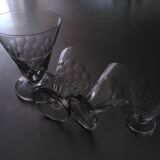 Service of 32 art deco glasses