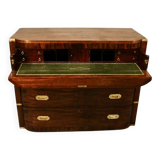 Commode De Marine avec écritoire à Deux Corps En Acajou XIXème Angleterre