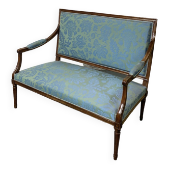 Blue Sofa Louis XVI Style