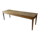 Large antique wooden table with turned legs – 250 cm