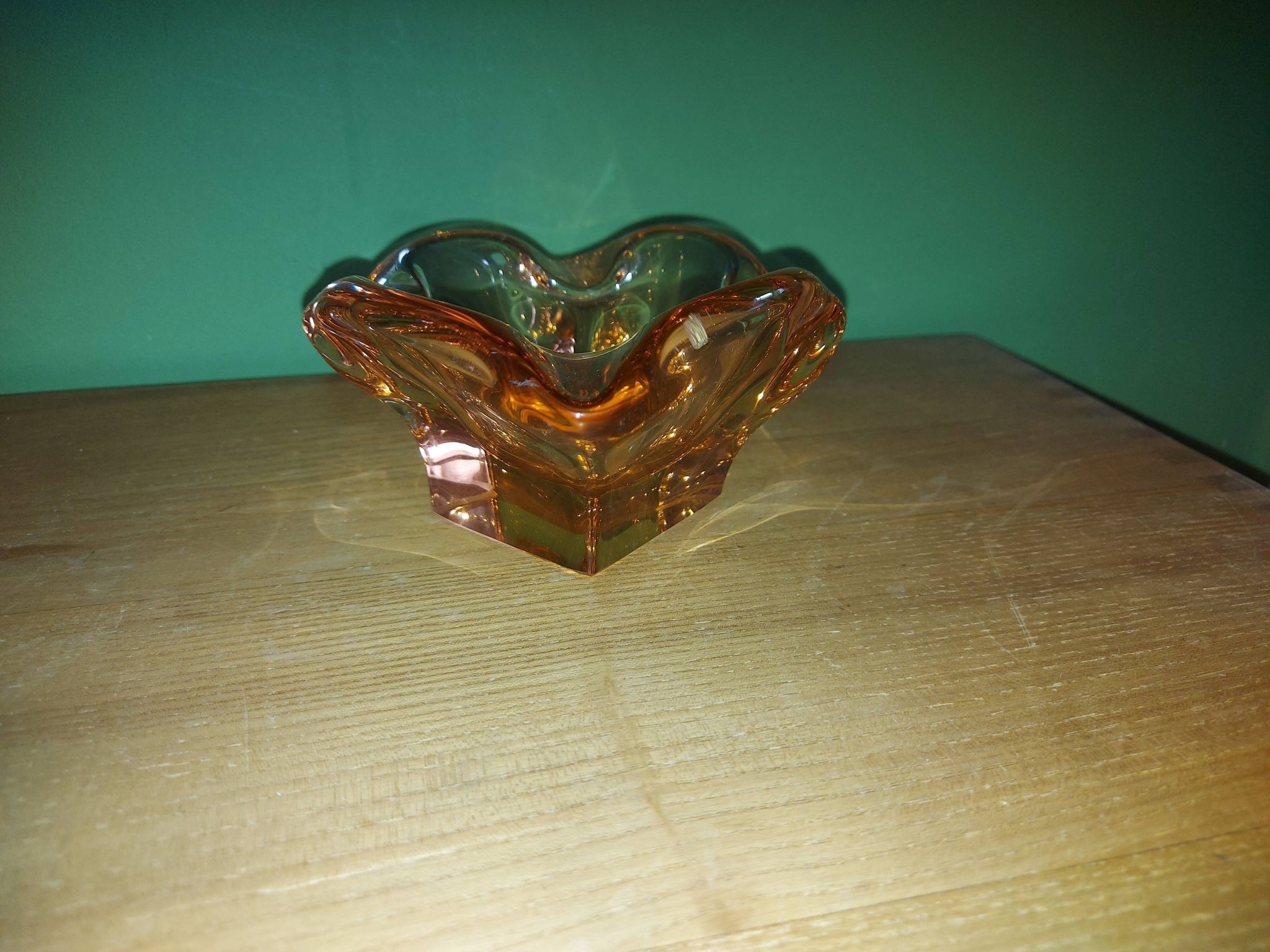 Cendrier vintage en cristal