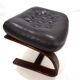 Westnofa Panter Leather Lounge Chair with Ottoman by Arnt Lande, 1970s