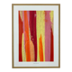 Peinture originale sous-verre « Couché de soleil »