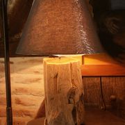 Lampe sur poutre en chêne ancienne