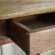 Small farm table-old rustic wooden desk years 50