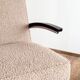 Fauteuil et ottoman Thonet 411 Bauhaus en tissu bouclé