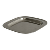 Vintage square metal tray