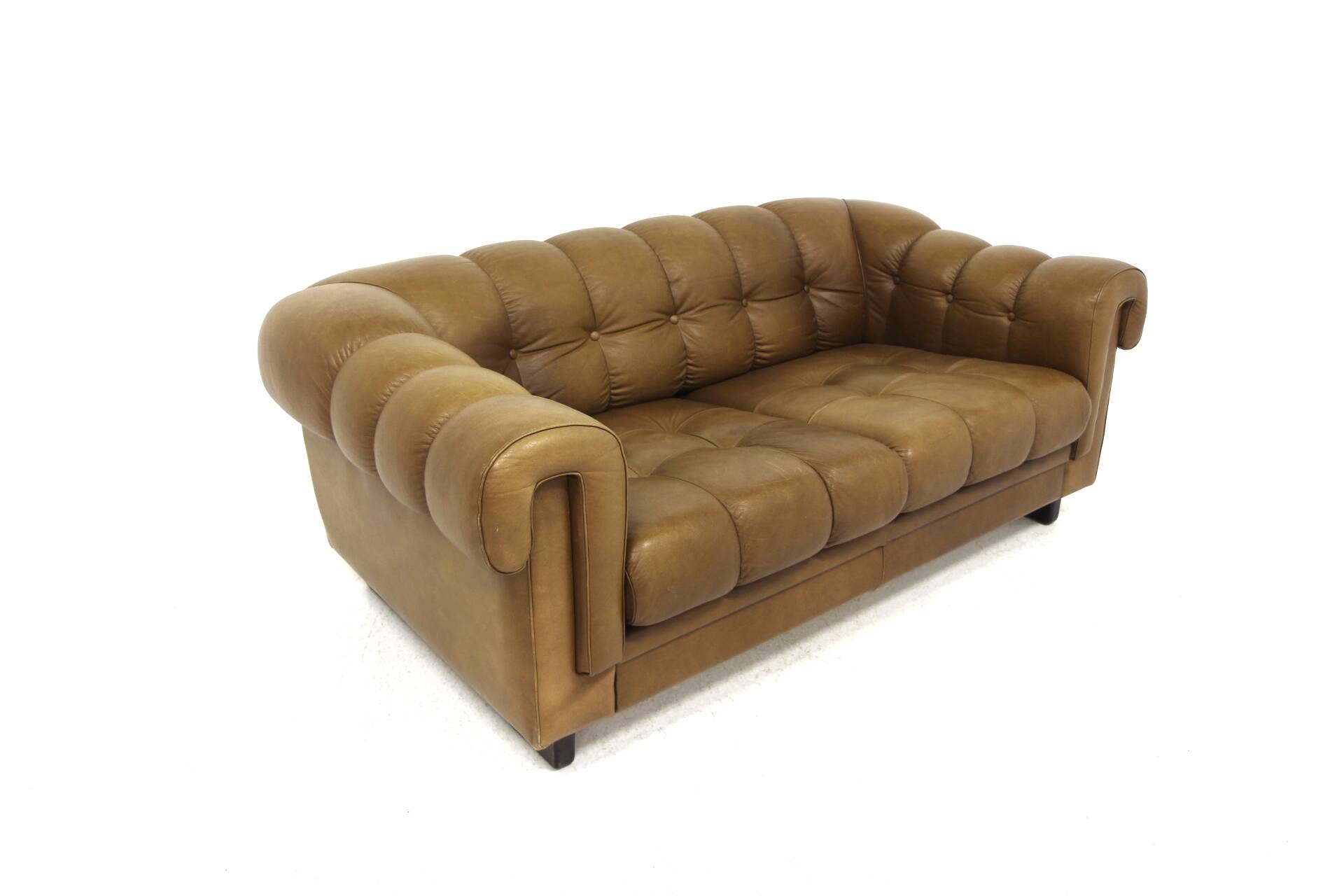 Vintage leather sofa, Sweden, 1990s