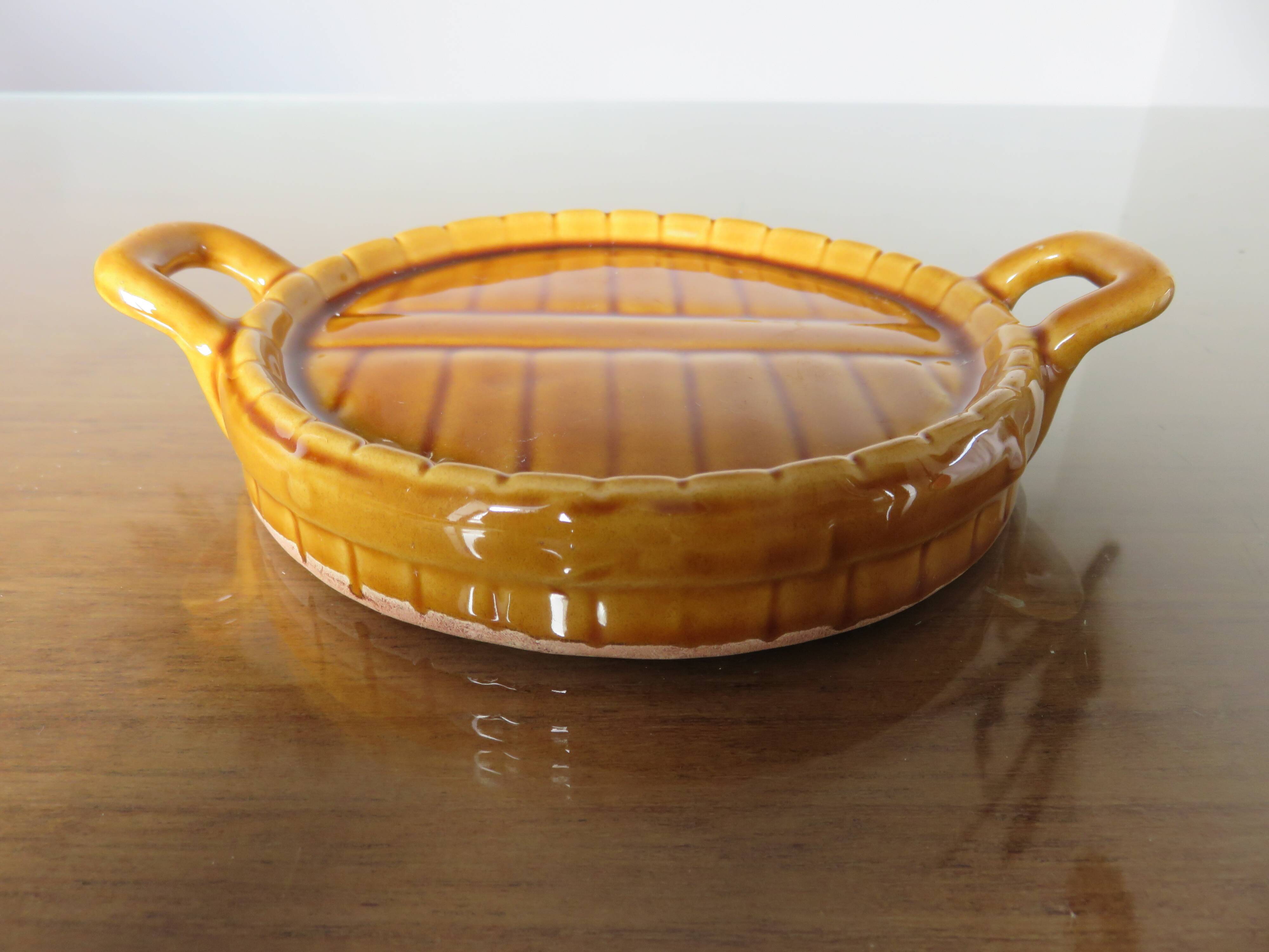 Albert Ferlay Vallauris ceramic bottle coaster 50s 60s