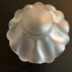 frosted crystal candlestick
