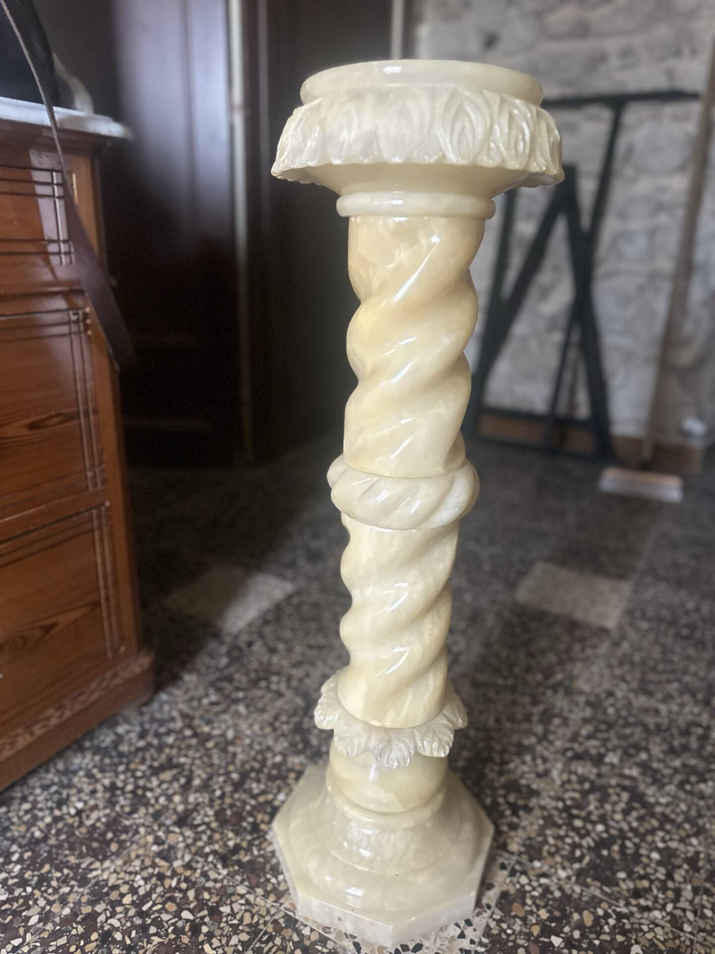 Alabaster column