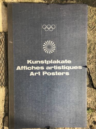 Affiche originale Kitaj Ronald Brooks (1932-2007) Olympische Spiele München, 1972