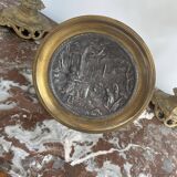 Antique, Standing cup, bronze, Napoleon III period, scene in the taste of antiquity, nineteenth, France