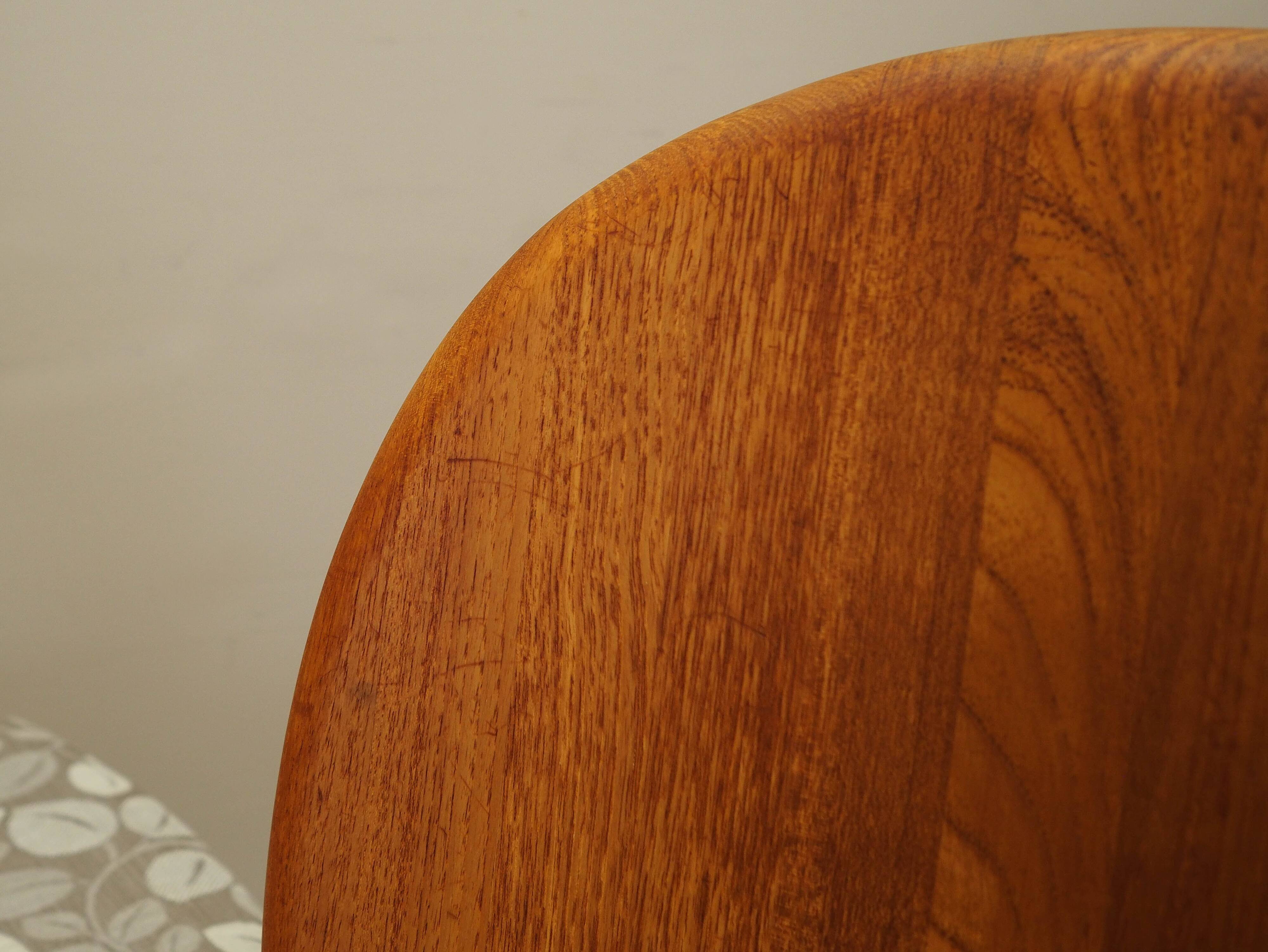 Set of four teak chairs, Danish design, 1960s, designer: Niels Koefoed, man