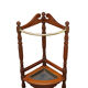 Stand de parapluie d'acajou d'arts et d'artisanat