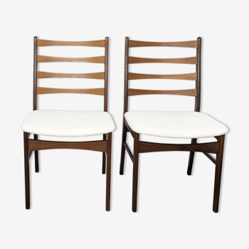 Lot de 2 chaises scandinave vintage