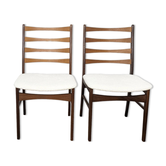 Lot de 2 chaises scandinave vintage