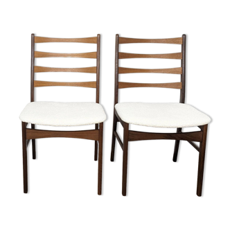 Set of 2 vintage Scandinavian chairs