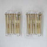 Two Large Wall Lamps in Style Venini