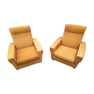 Paire de fauteuils des