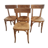 Lot of 4 bistro chairs