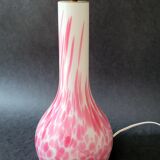 Vintage glass lamp foot Italy by Carlo Moretti