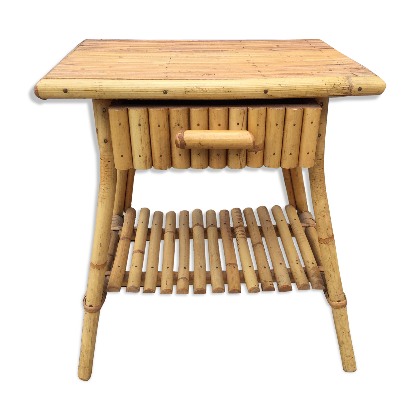 Bamboo bedside with drawer