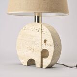 Travertine Lamps by Fratelli Manelli, circa 1970