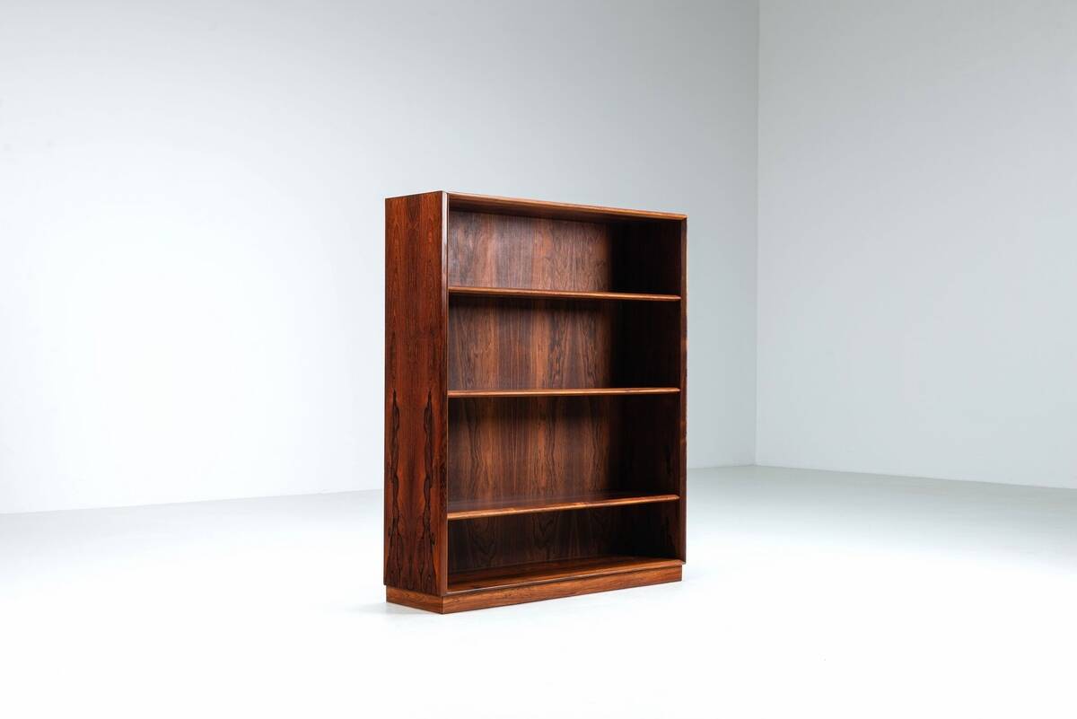Ejvind Johansson bookcase in rosewood Ivan Gern Denmark 1960