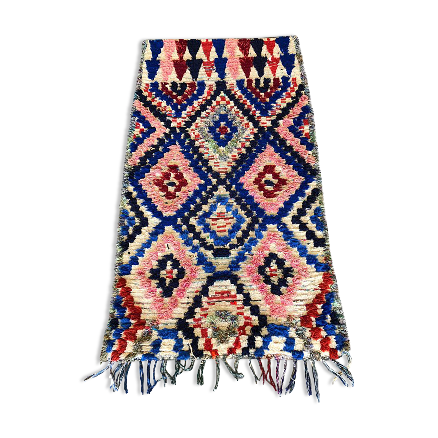 Carpet Berber Azilal vintage 210 x 110 cm