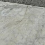 Godin cast iron and marble bistro table. 50's