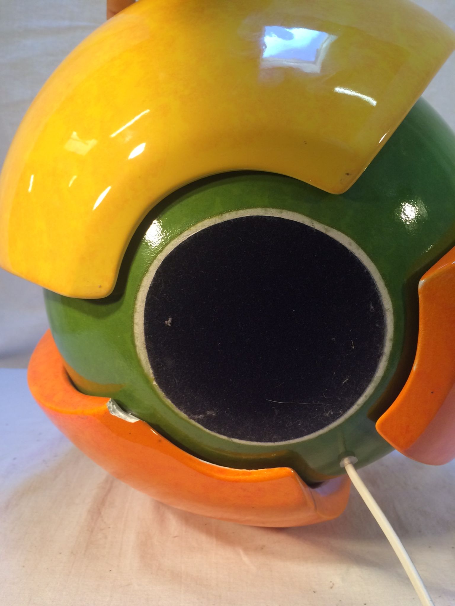 Vintage lamp "Laurence" ball format by François Chatain for Roche Bobois - 80s