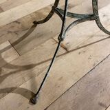 Old garden or bistro pedestal table
