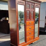English mahogany wardrobe circa 1920