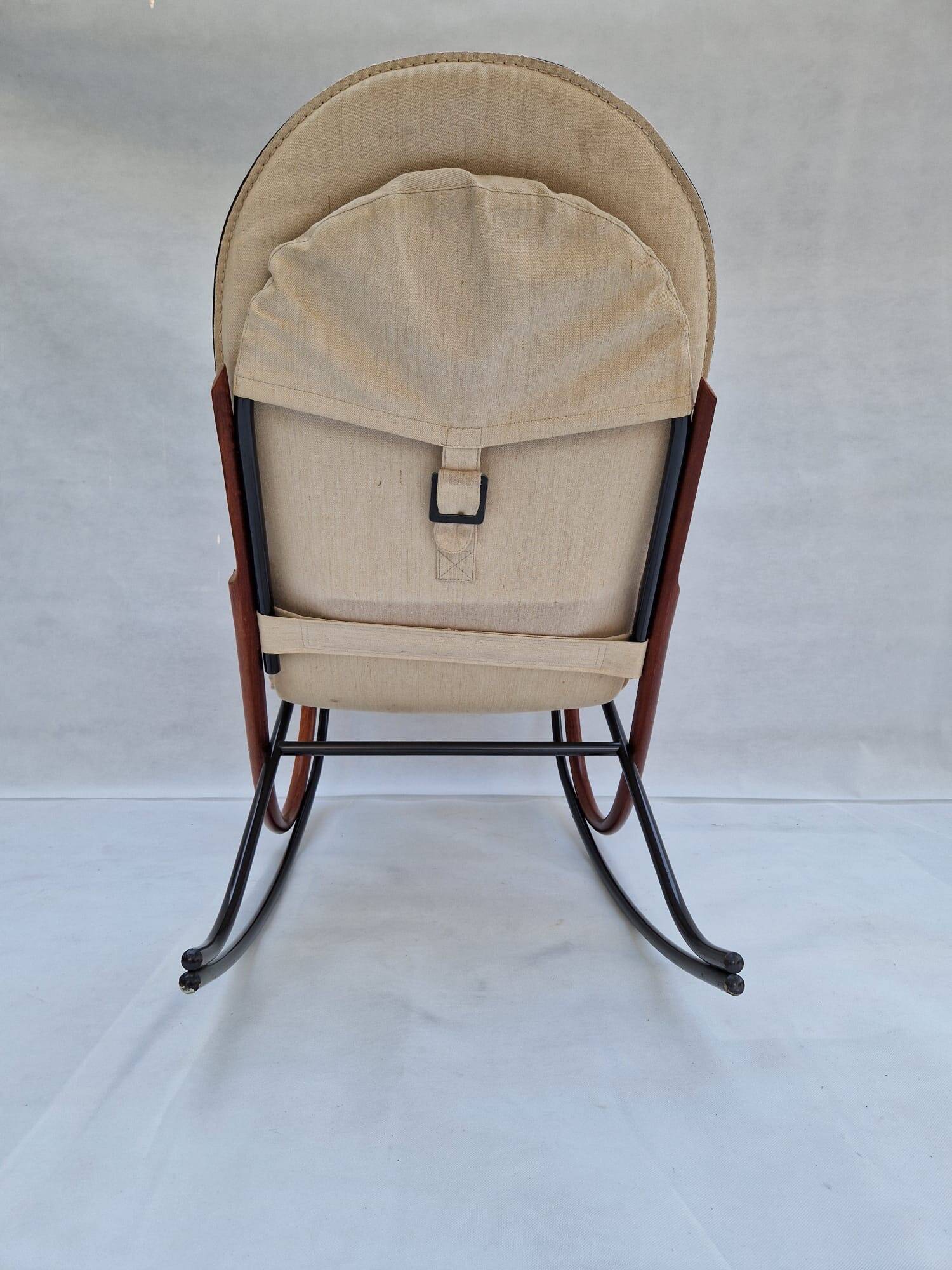 Vintage Nonna Rocking Chair by Paul Tuttle for Strässle