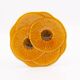 Vintage Vallauris ceramic plate - 1960s yellow floral design