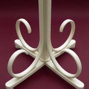 Vintage Cream Curved Wood Thonet Coat Rack