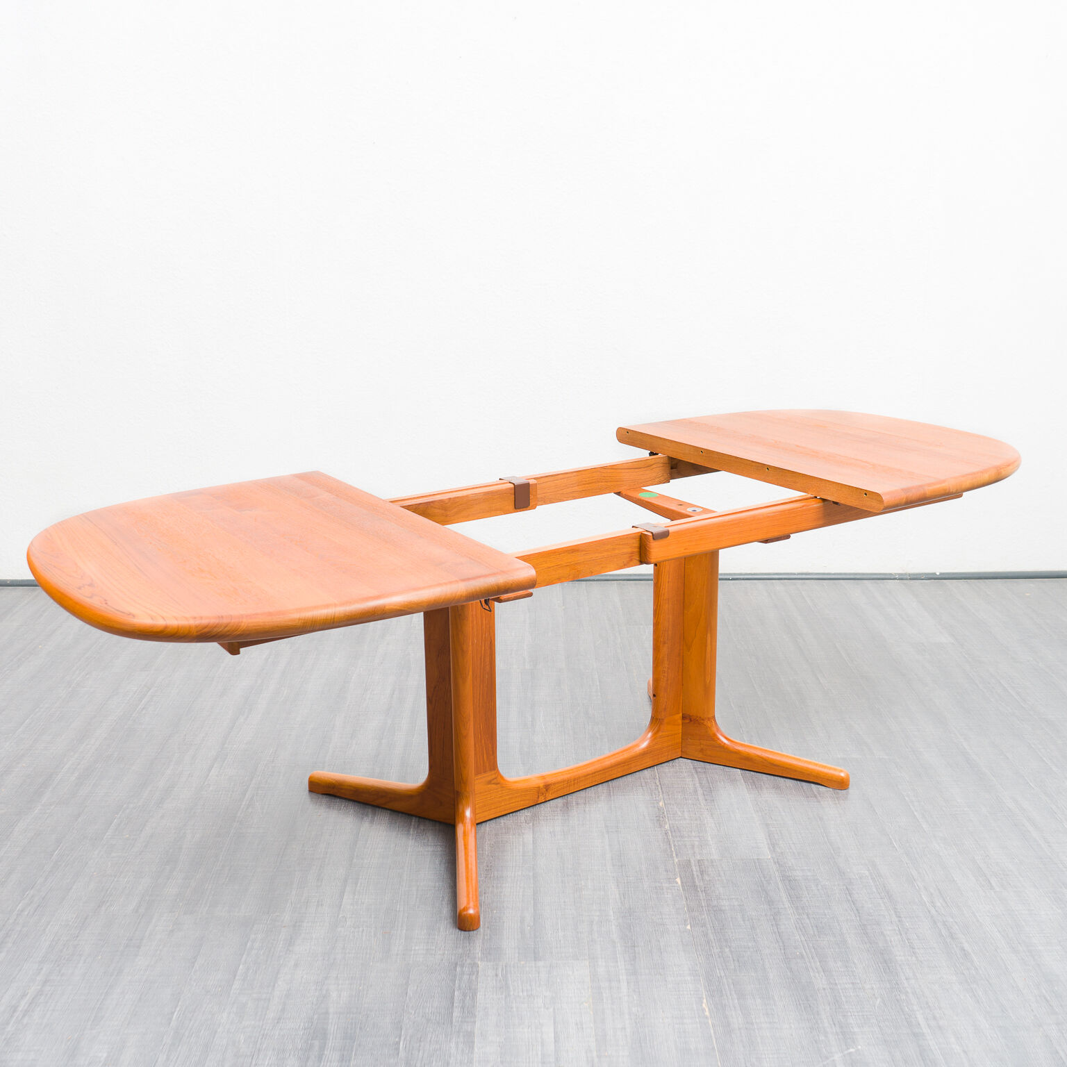 Dining table, Danish design, solid teak