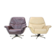 Set of two scandinavian adjustable leather armchairs by peem, 1970s, finland