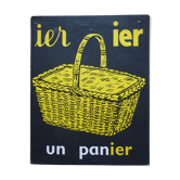 The basket, reading image