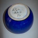 Art deco ceramic ball vase
