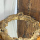 Rococo style mirror in wood and gilded stucco