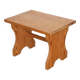 Vintage Scandinavian pine stool 1970s