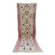 Berber hallway rug pink 290 X 90 CM