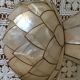 Suspension mother-of-Pearl capiz and brass to plant form