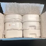 Bowls, ramekins (x6) Square by Makio Hasuike for Revelli, Italy 70's