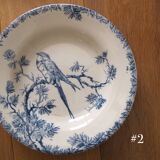 Ensemble de 6 assiettes creuses Gien