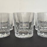 6 Baccarat crystal whisky glasses